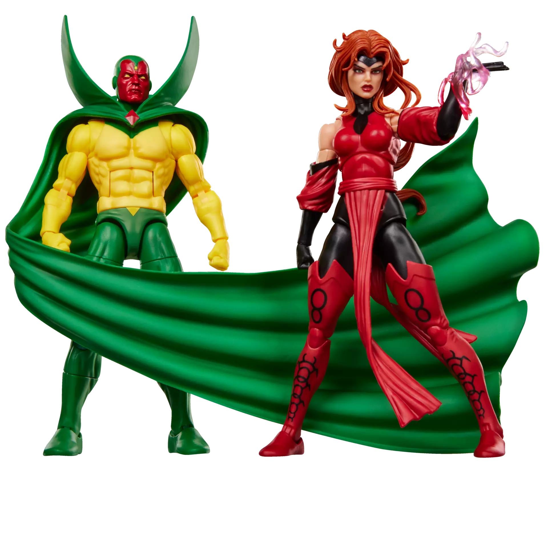 MARVEL LEGENDS AVENGERS VISION AND SCARLET WITCH ACTION FIGURES