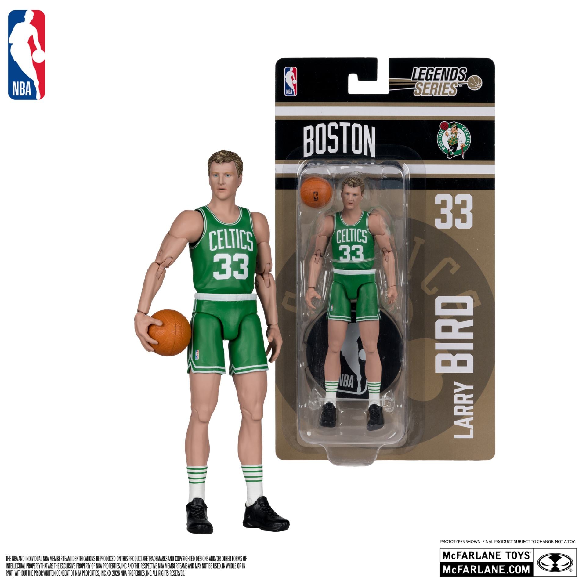 NBA 6INCH ARTICULATED FIGURES LARRY BIRD (LEGENDS SERIES)