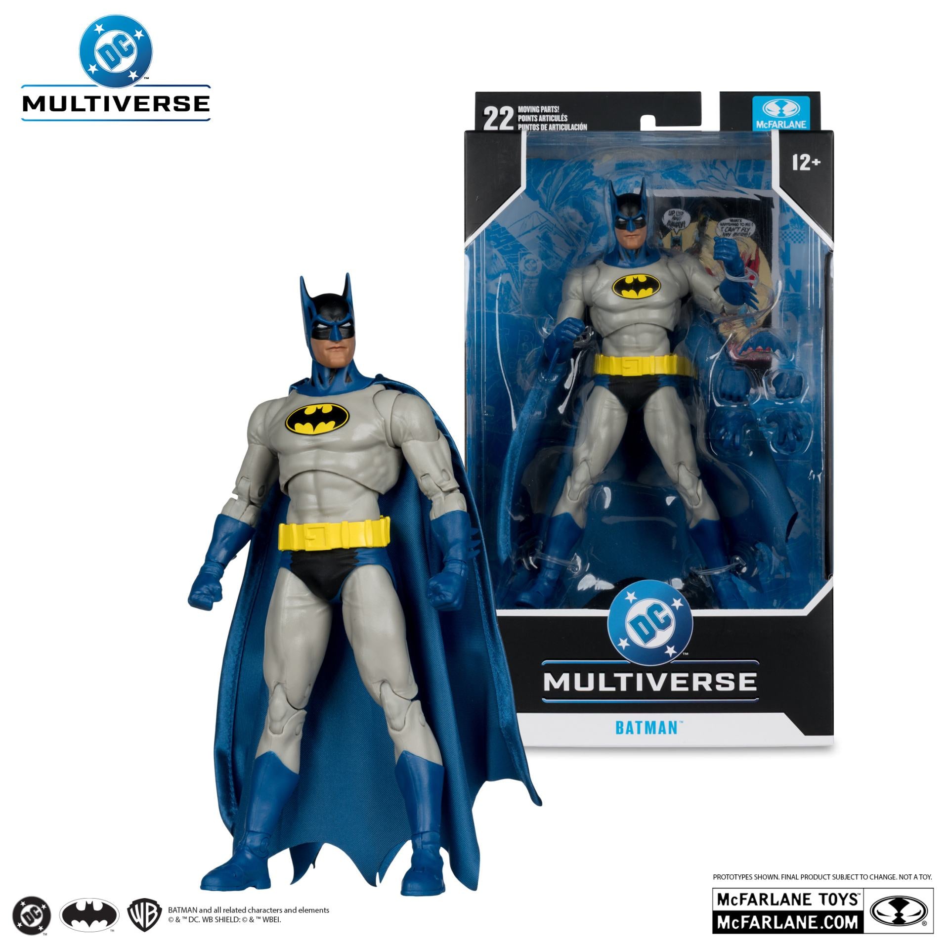 DC MULTIVERSE 7INCH BATMAN NEAL ADAMS ACTION FIGURE