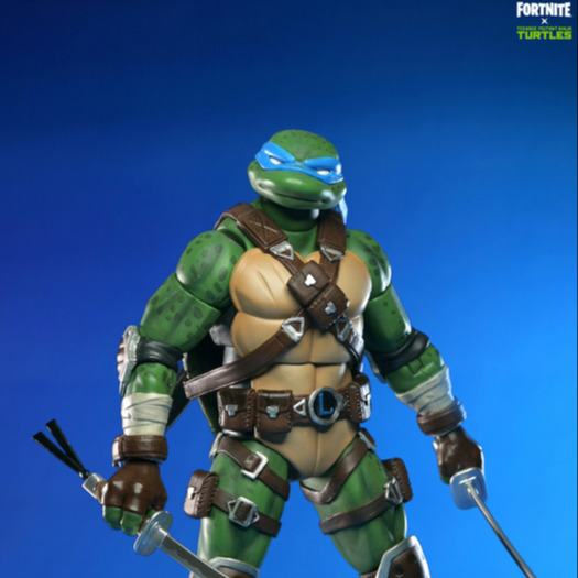 TEENAGE MUTANT NINJA TURTLES FORTNITE LEONARDO ACTION FIGURE