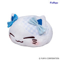 NEMUNEKO CAT RIBBON BLUE BIG PLUSH