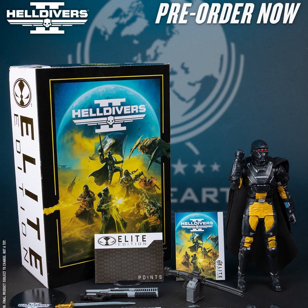 MCFARLANE ELITE ED 7INCH HELLDIVERS 2 SA-04 COMBAT TECHNICIAN ACTION FIGURE