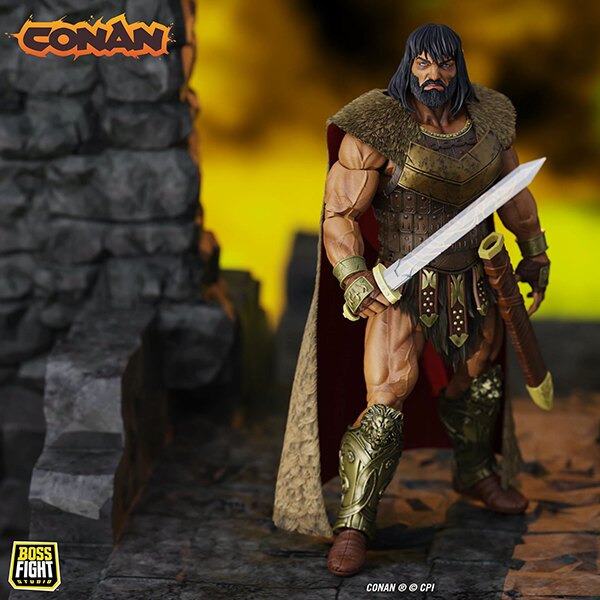 CONAN - KING CONAN RULER OF AQUILONIA H.A.C.K.S. 1:12 ACTION FIGURE