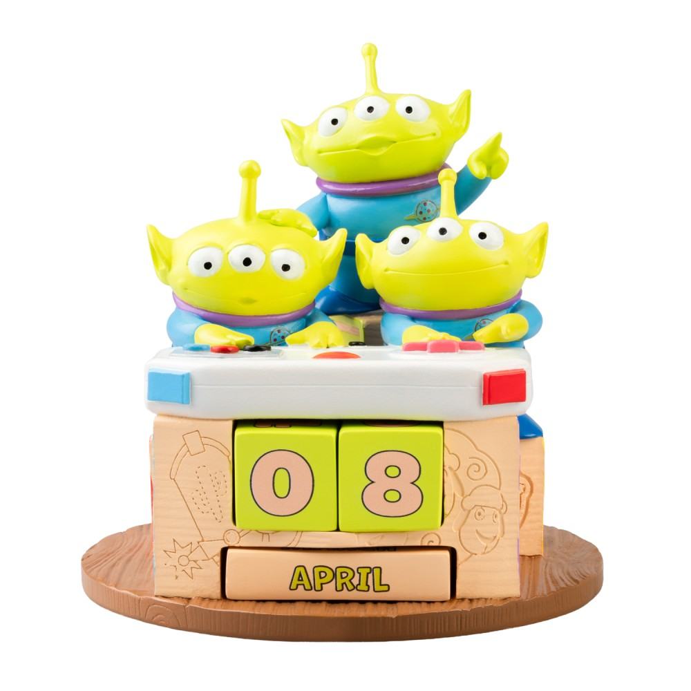 DISNEY PIXAR TOY STORY ALIENS 3D PERPETUAL CALENDAR