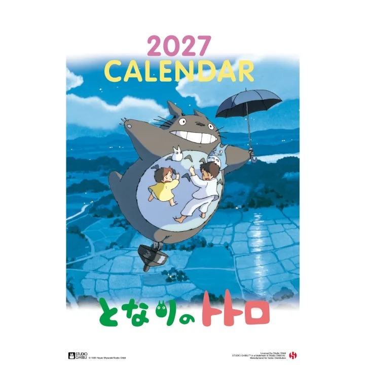 MY NEIGHBOR TOTORO 2027 ENGLISH VERSION CALENDAR