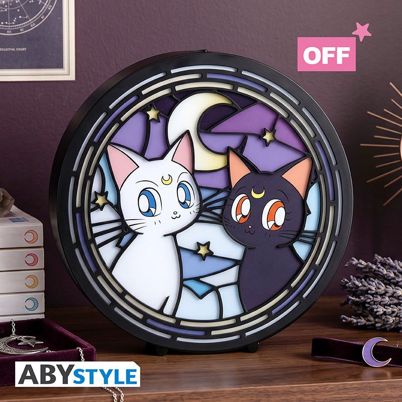 SAILOR MOON LUNA & ARTEMIS LAMP