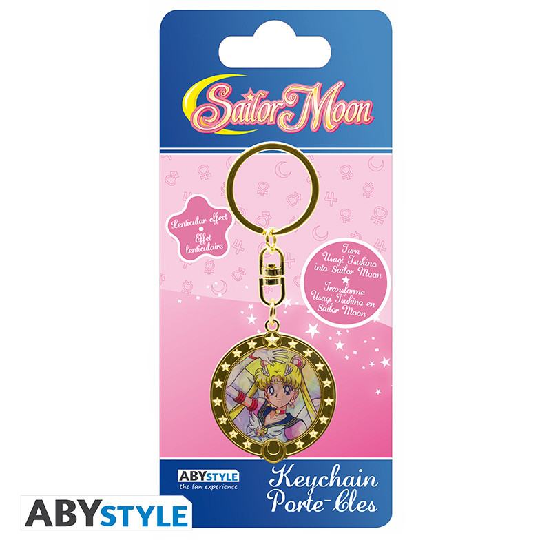 SAILOR MOON USAGI & SAILOR MOON LENTICULAR KEYCHAIN