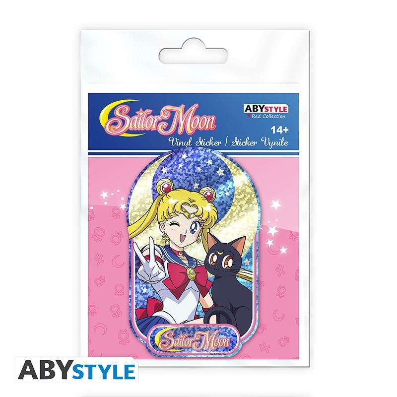 SAILOR MOON LUNA & SAILOR MOON VINYL STICKER