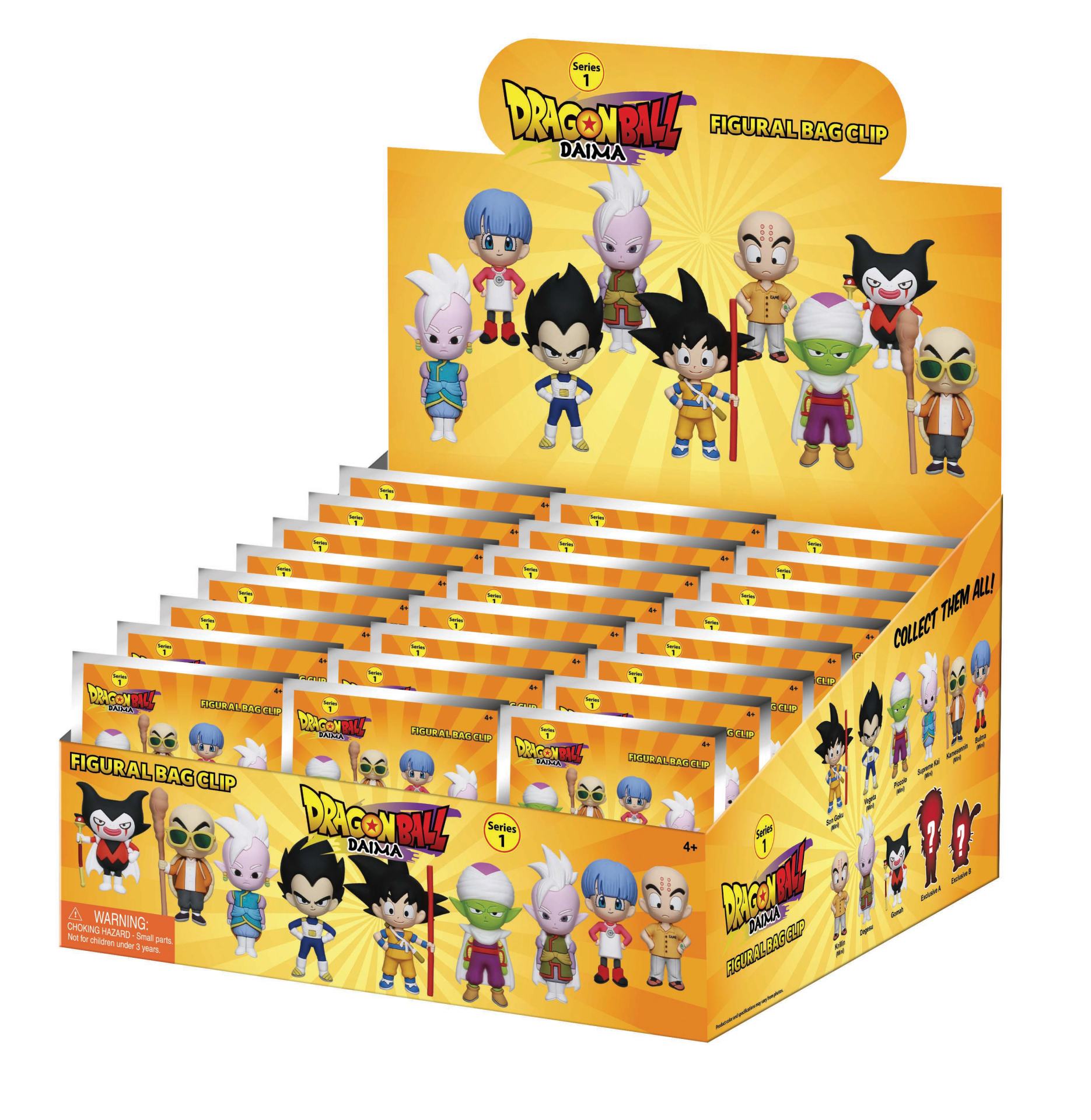 DRAGON BALL DAIMA BAG CLIP BLIND BOX DISPLAY (24)