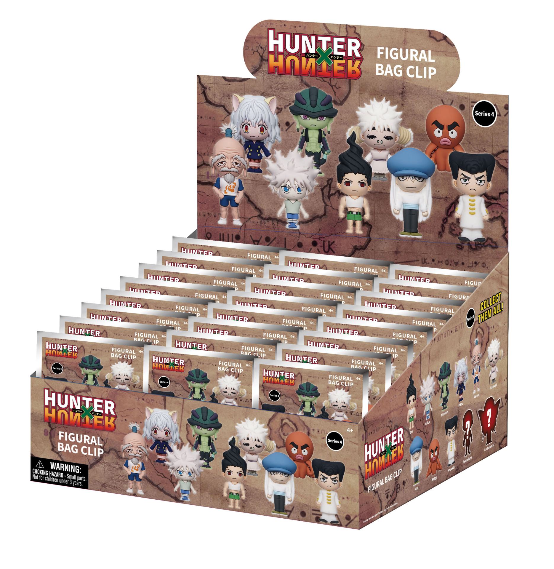 HUNTER X HUNTER S.4 BAG CLIP BLIND BOX DISPLAY (24)