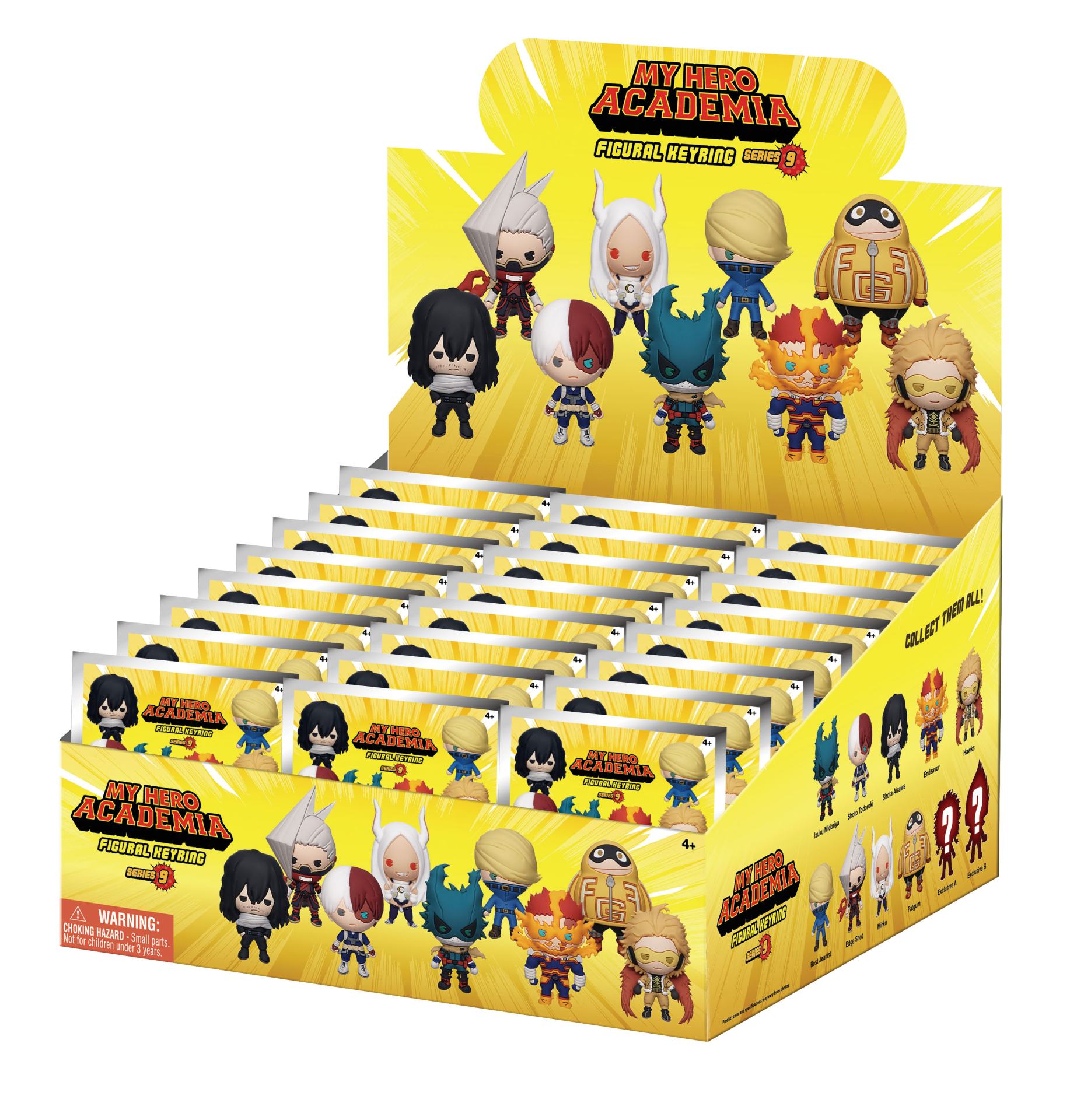 MY HERO ACADEMIA S9 BAG CLIP BLIND BOX DISPLAY (24)