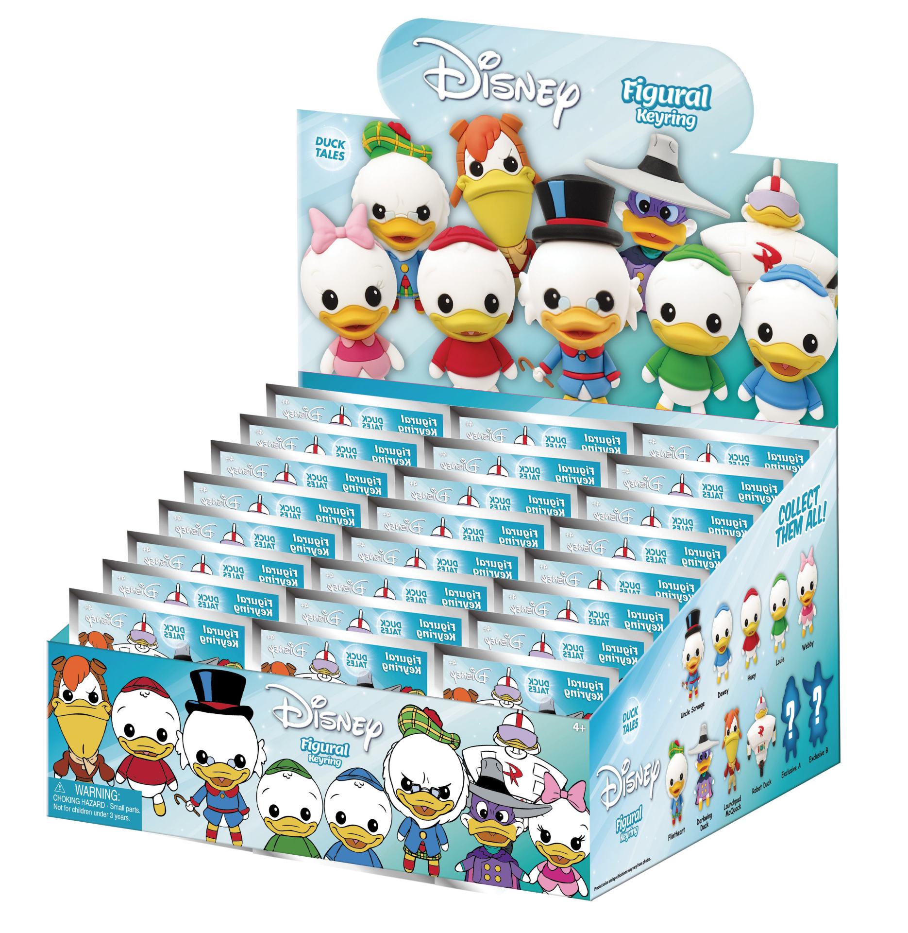 DUCK TALES BAG CLIP BLIND BOX DISPLAY (24)