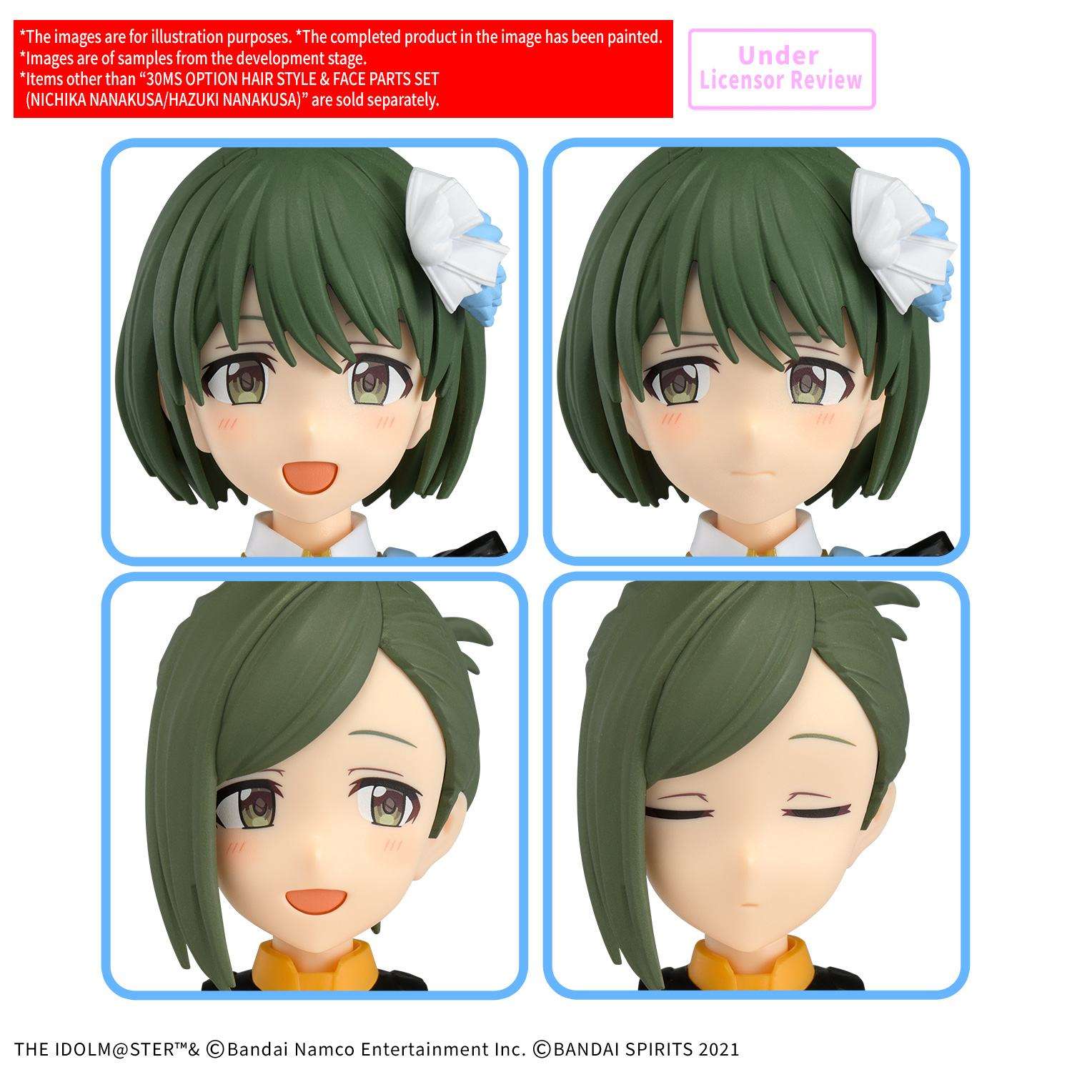 30MS OPT HAIR STYLE & FACE PARTS SET NICHIKA NANAKUSA/HAZUKI NANAKUSA