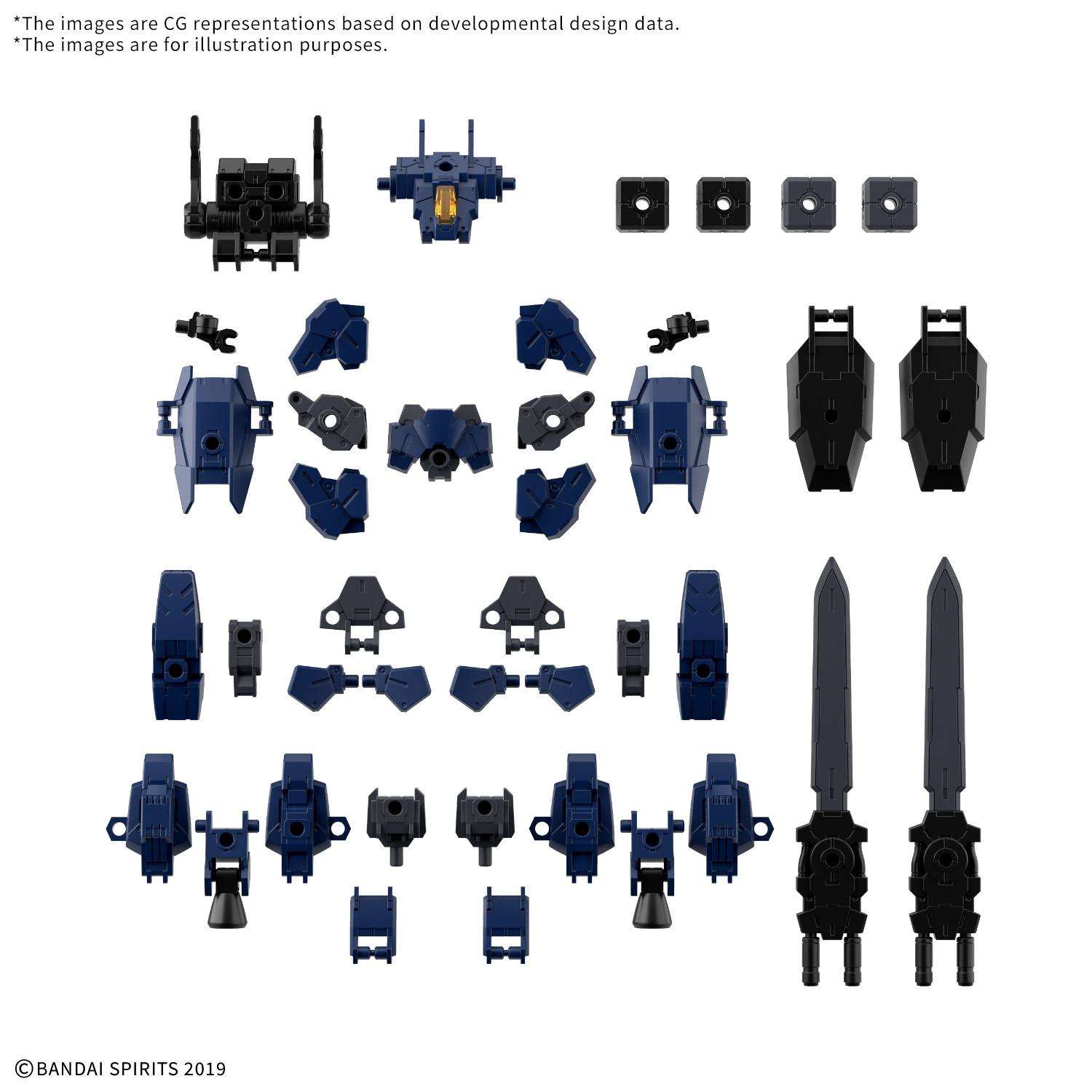 30MM OPT PARTS SET 25 FULL ARMOR UNIT 3/MULTI-JOINT 1/144