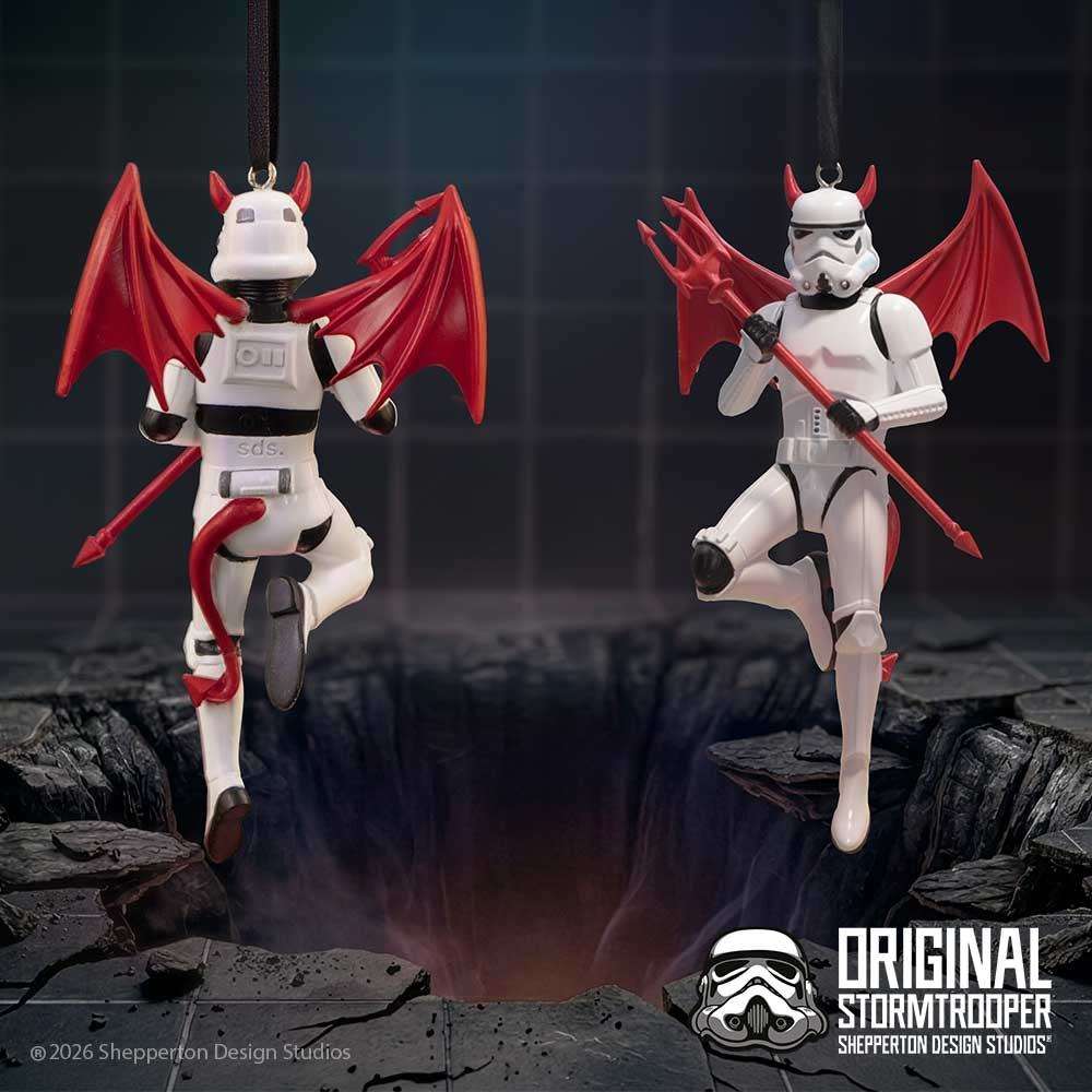 STORMTROOPER WHAT THE HELL HANGING ORNAMENT