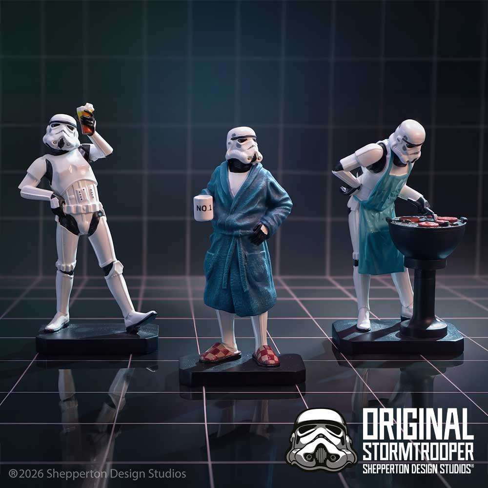 STORMTROOPER LIVING FOR THE WEEKEND FIGURINE SET (3X)