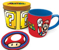 SUPER MARIO LET'S A GO MUG GIFT SET TIN BOX