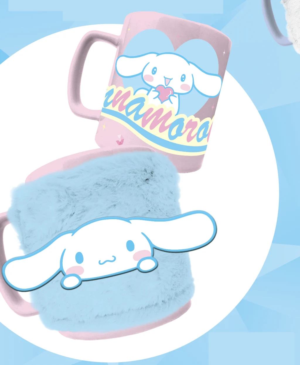 SANRIO CINNAMOROLL WINGS FUZZY MUG