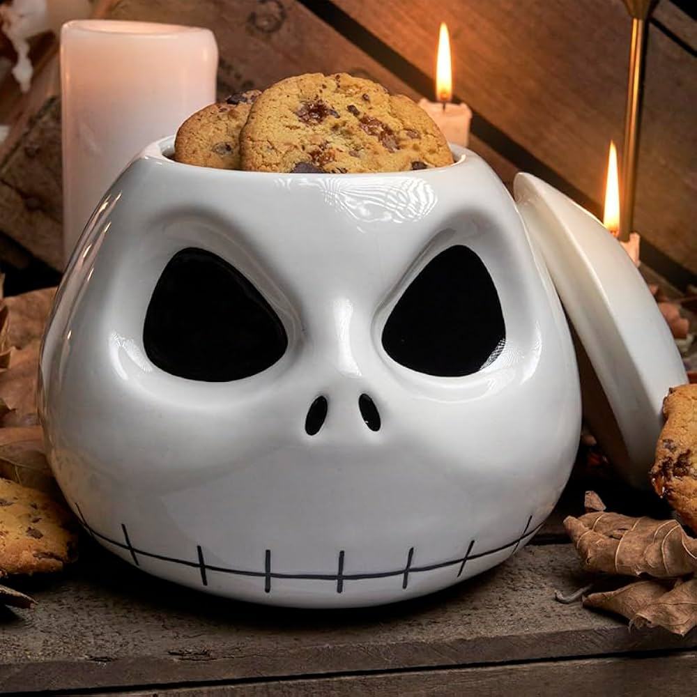 NIGHTMARE BEFORE CHRISTMAS JACK HEAD COOKIE JAR BOX