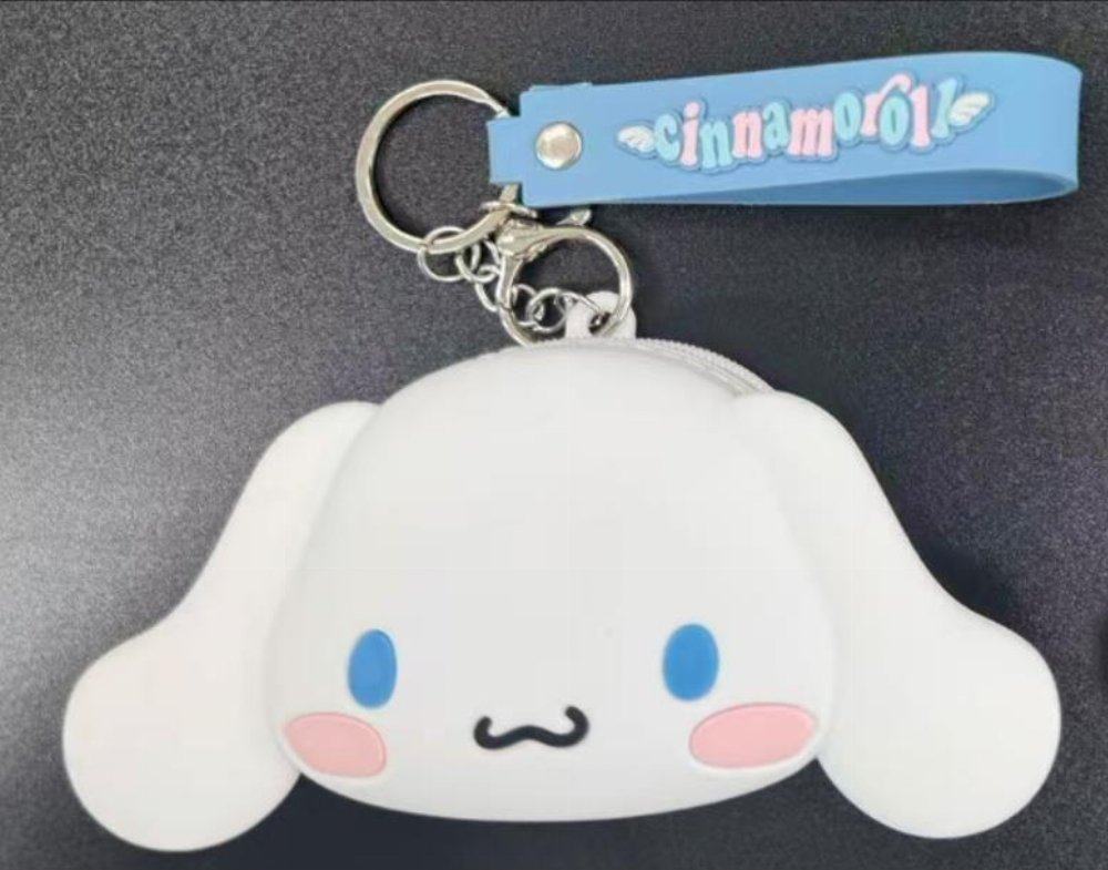SANRIO CINNAMOROLL FACE PVC COIN PURSE