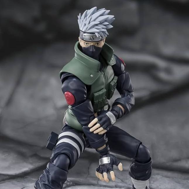 NARUTO KAKASHI HATAKE FRAMED SHARINGAN S.H.FIGUARTS REISSUE