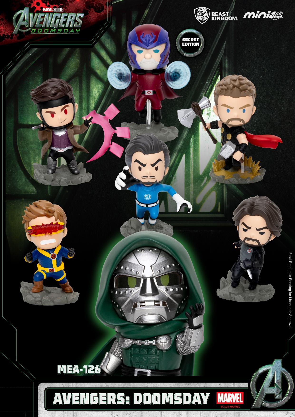 AVENGERS DOOMSDAY BLIND BOX SET (6)