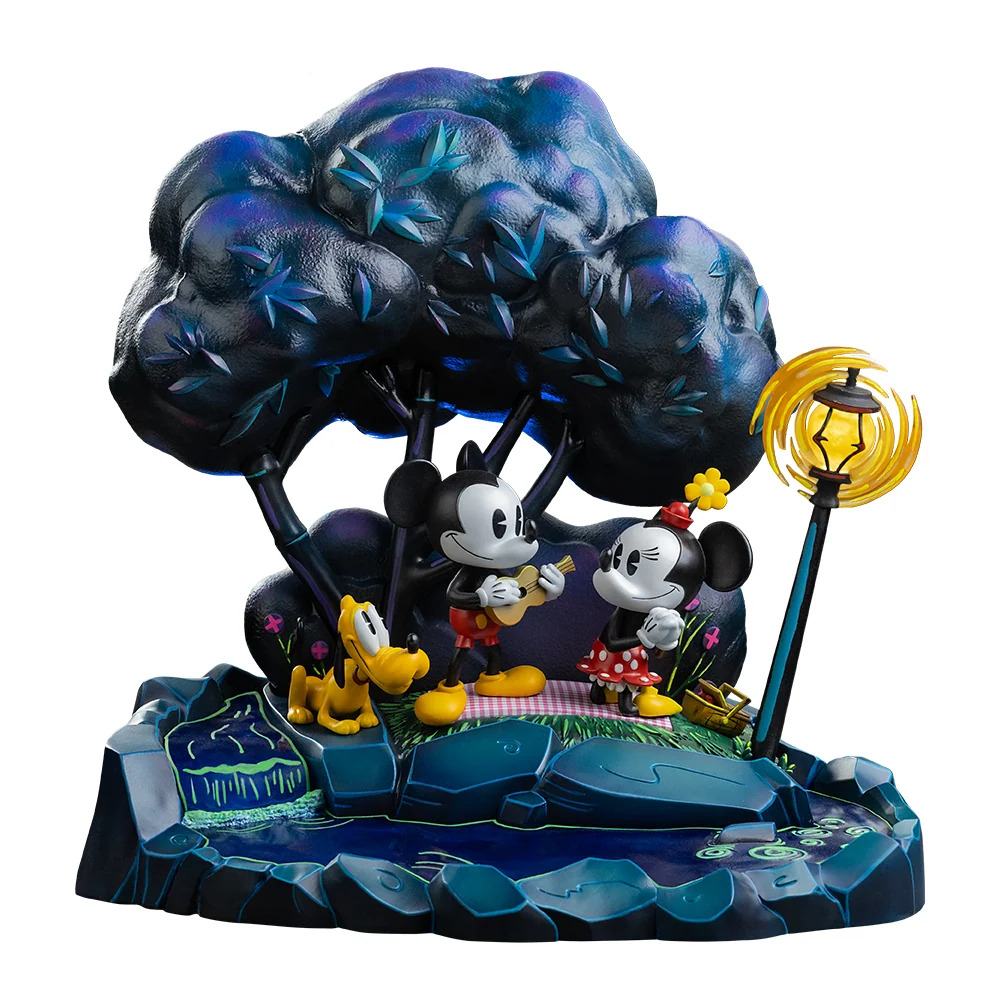DISNEY CLASSICS MICKEY,MINNIE AND PLUTO 1/10 STATUE