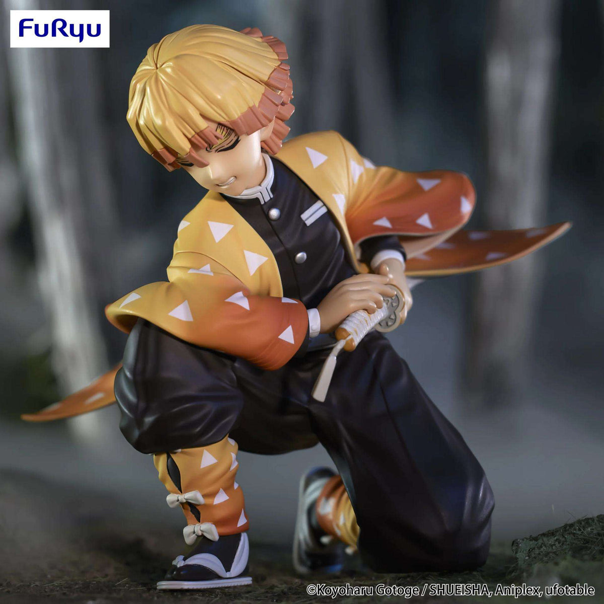 DEMON SLAYER ZENITSU AGATSUMA NOODLE STOPPER FIGURE RERUN