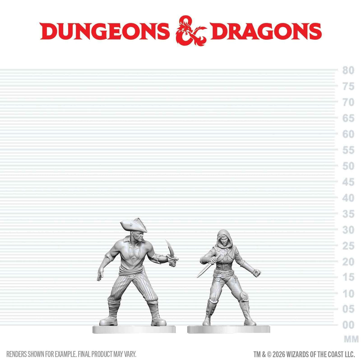 D&D NOLZUR MARVELOUS MINIATURES BANDIT & PIRATE