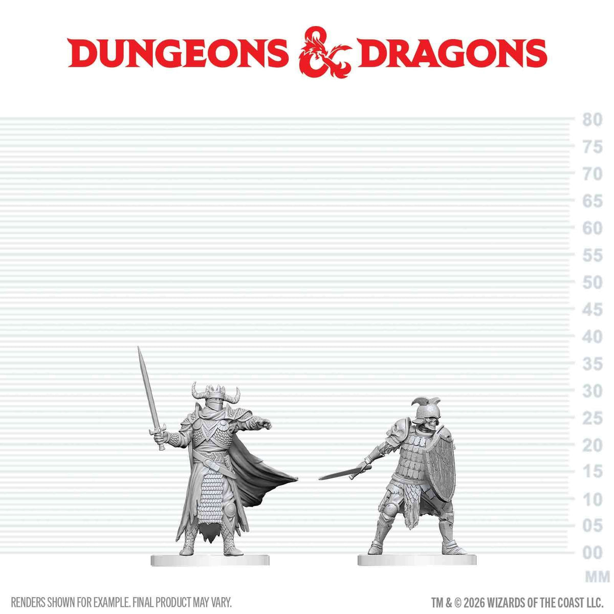 D&D NOLZUR MARVELOUS MINIATURES DEATH KNIGHT & DEATH KNIGHT ASPIRANT