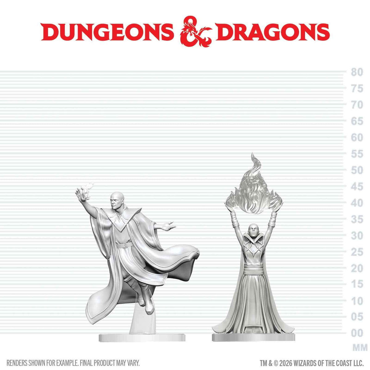 D&D NOLZUR MARVELOUS MINIATURES RED WIZARD MAGE & ARCHMAGE