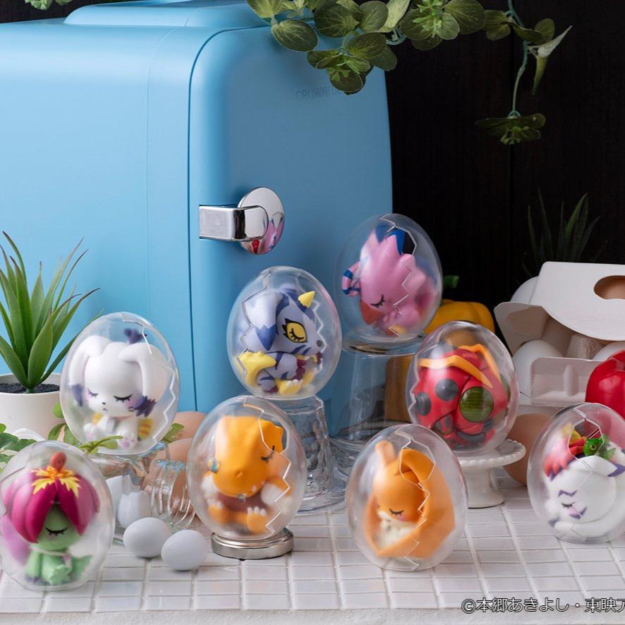 MEGA EGG DIGIMON ADVENTURE GOOD NIGHT DIGICOLLE MEGA EGG DISPLAY (8)