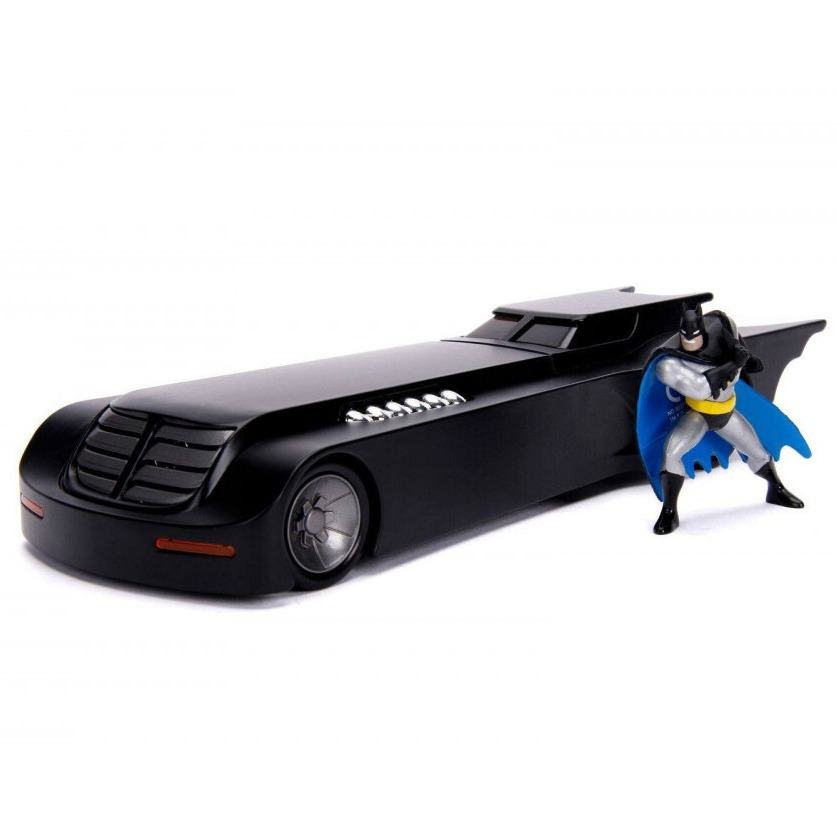 BATMAN ANIMATED SERIES BATMAN & BATMOBILE 1/24 DIE-CAST MODEL