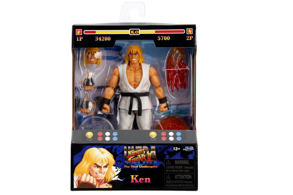 STREET FIGHTER 2 KEN PLAYER 2 WHITE VERSION 1/12 ACTION FIGURE