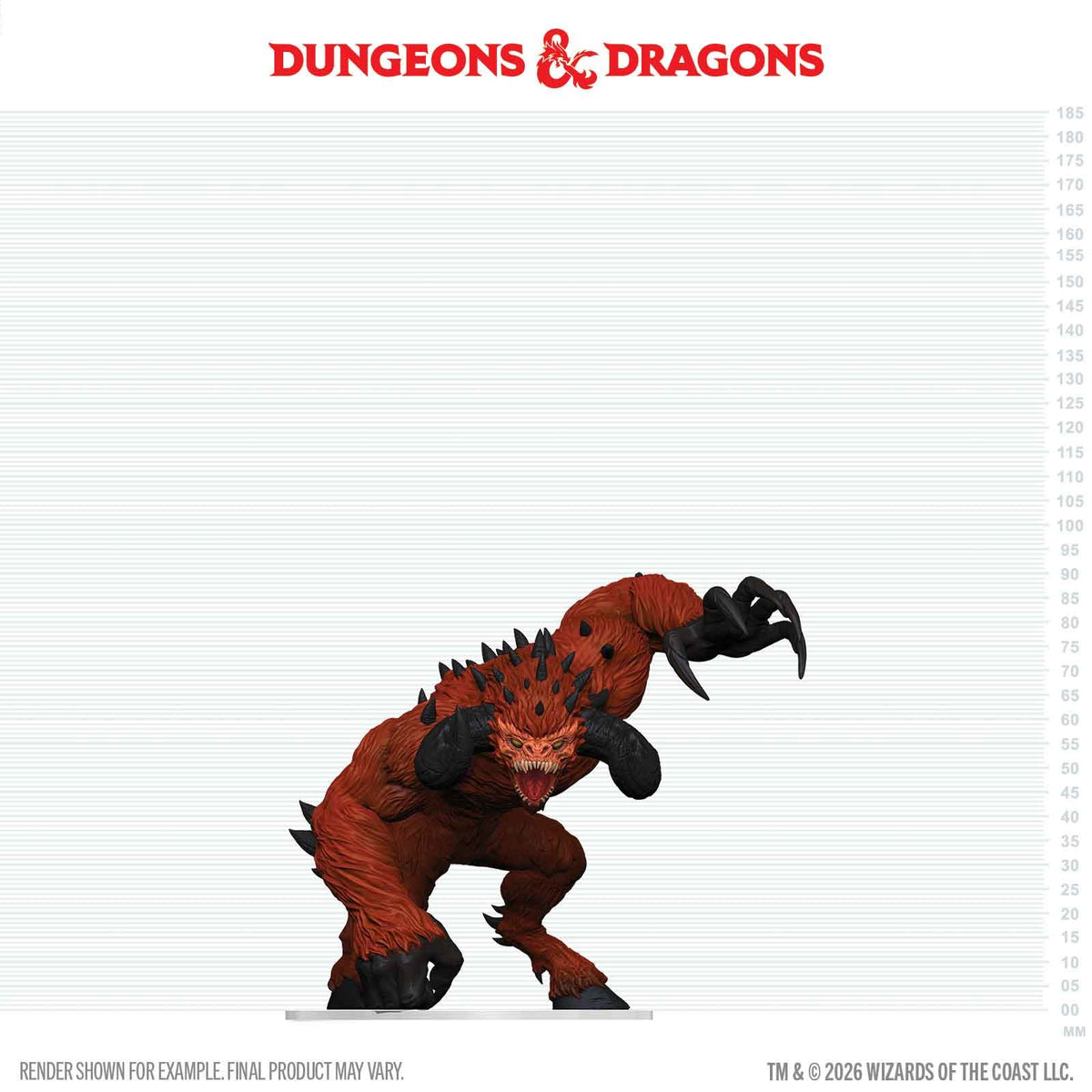 DUNGEONS & DRAGONS ICONS OF THE REALMS GORISTRO PAINTED BOXED MINIATURE