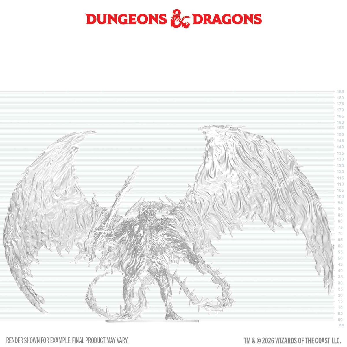 DUNGEONS & DRAGONS NOLZURS MARVELOUS MINIATURES BALOR UNPAINTED MINIATURE