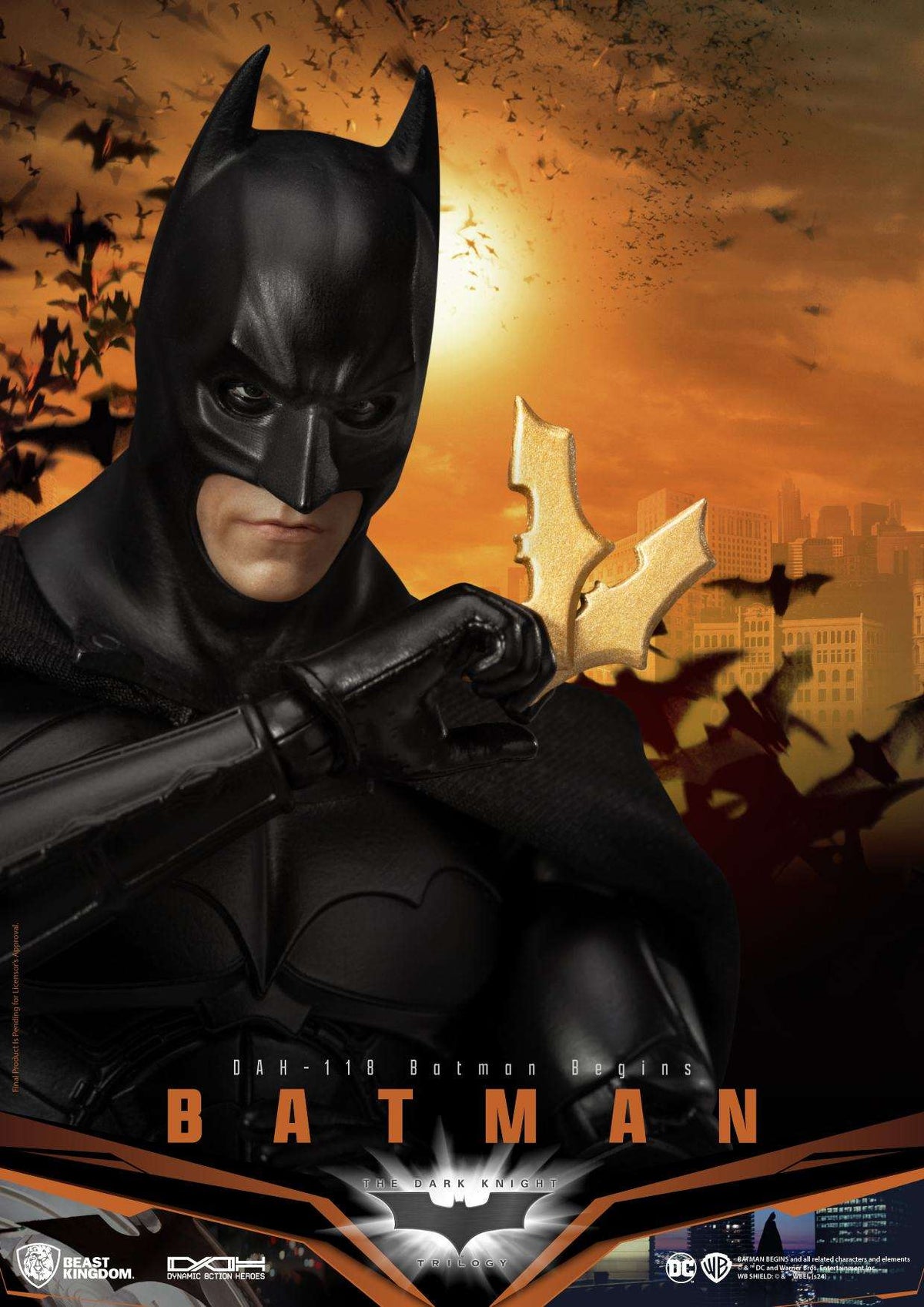 BATMAN BEGINS BATMAN STANDARD VERSION ACTION FIGURE