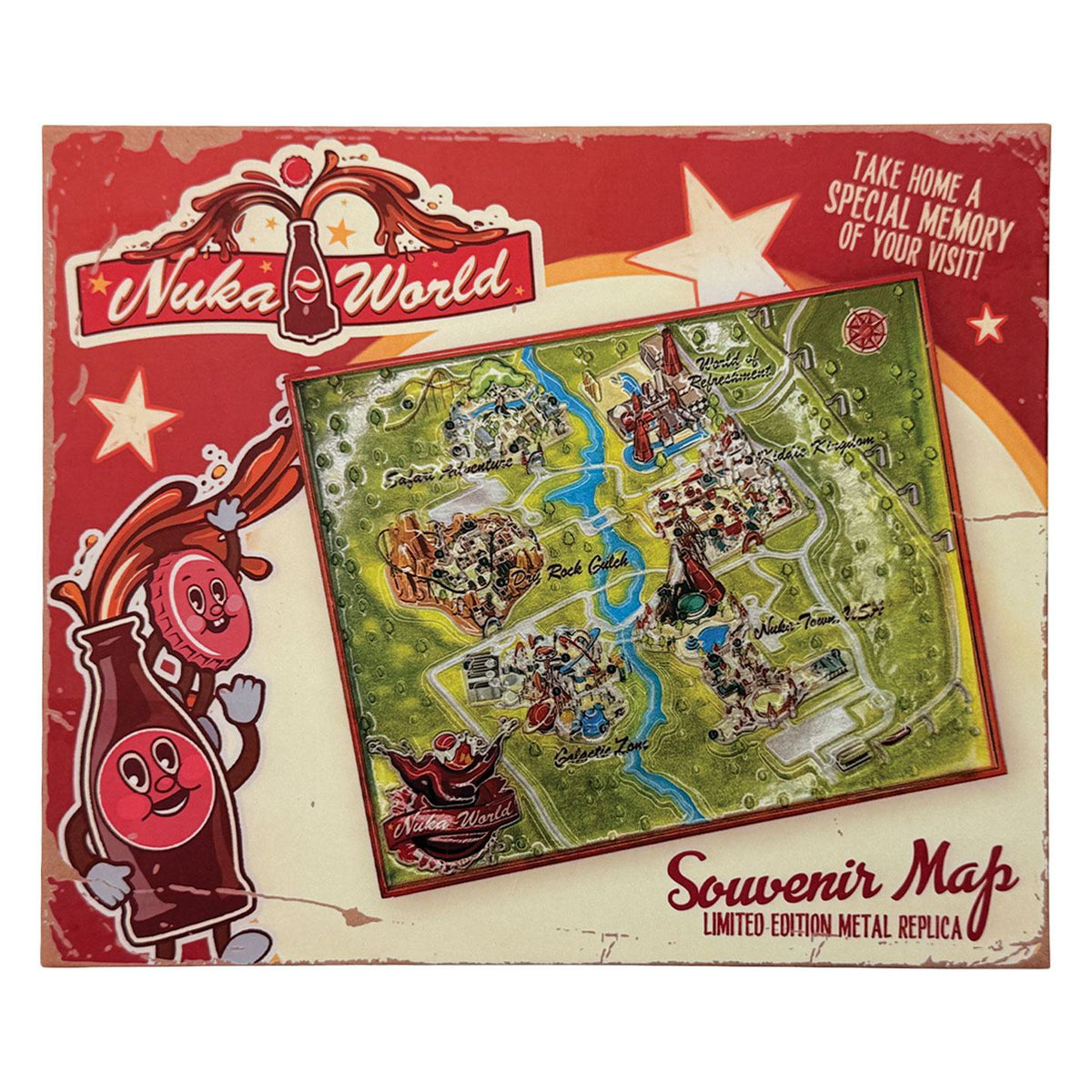 FALLOUT - LIMITED EDITION NUKA-WORLD METAL MAP