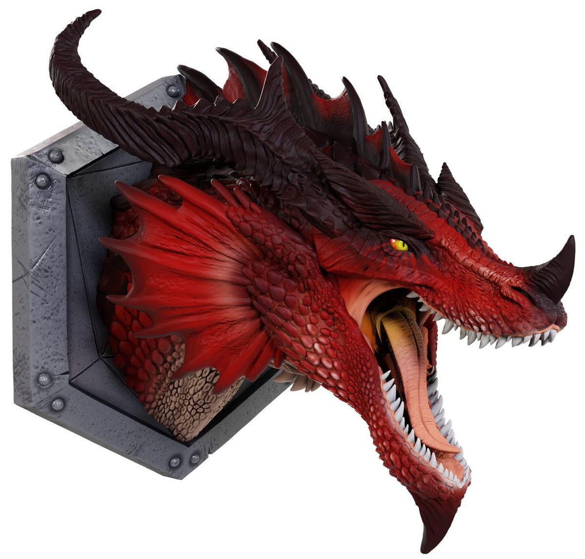 DUNGEONS & DRAGONS REPLICAS OF THE REALMS RED DRAGON 12 INCHES TROPHY PLAQUE