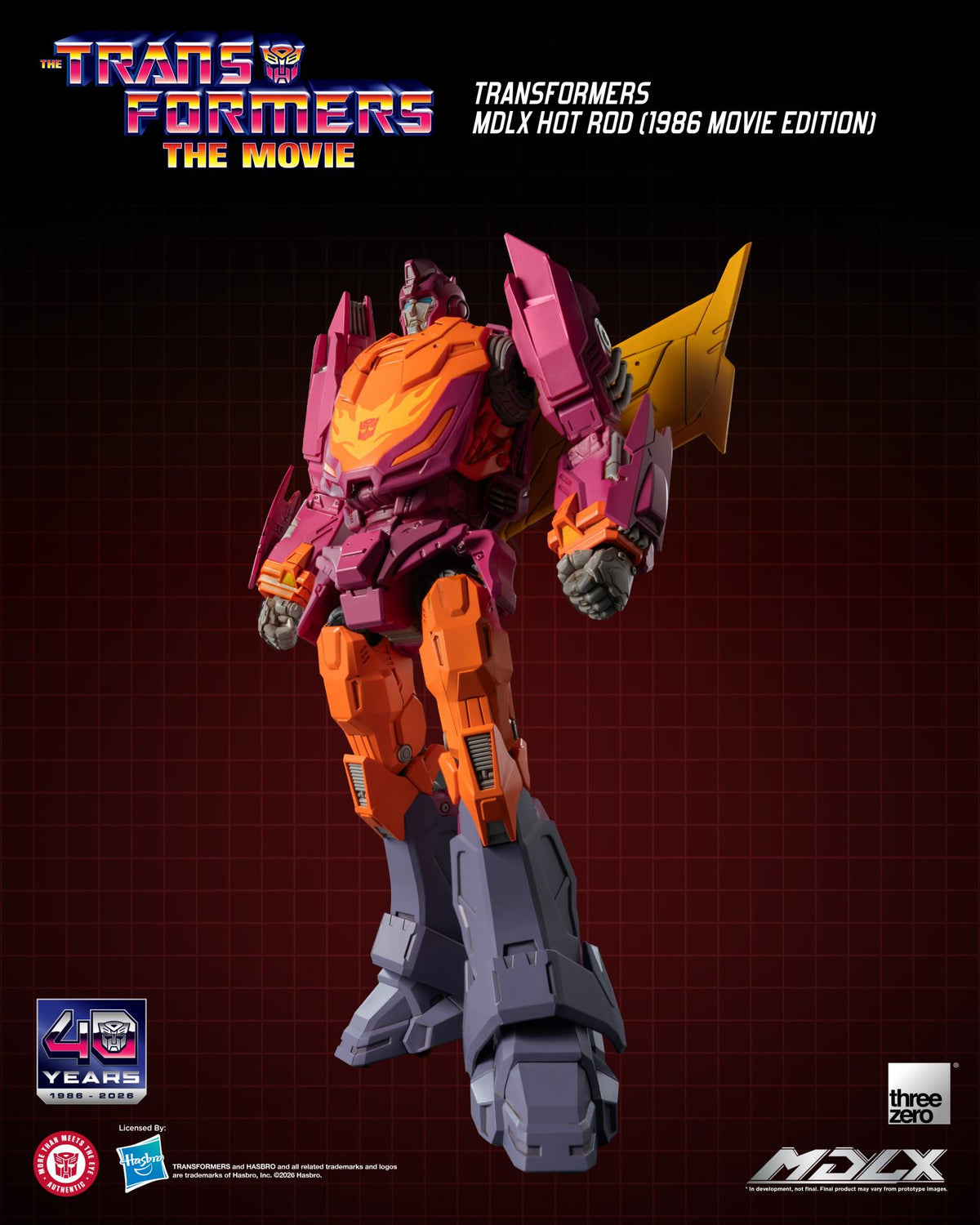 TRANSFORMERS HOT ROD 1986 MOVIE MDLX ACTION FIGURE