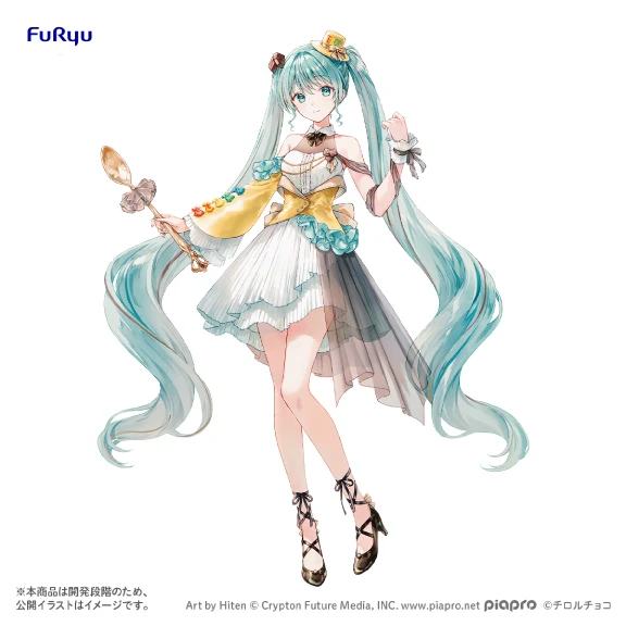 HATSUNE MIKU X TIROL CHOCO COLLABORATION COFFEE NOUGAT ANOTHER COLOR FIGURE