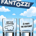 FANTOZZI IPPOPOTAMO SCOTCH GLASS