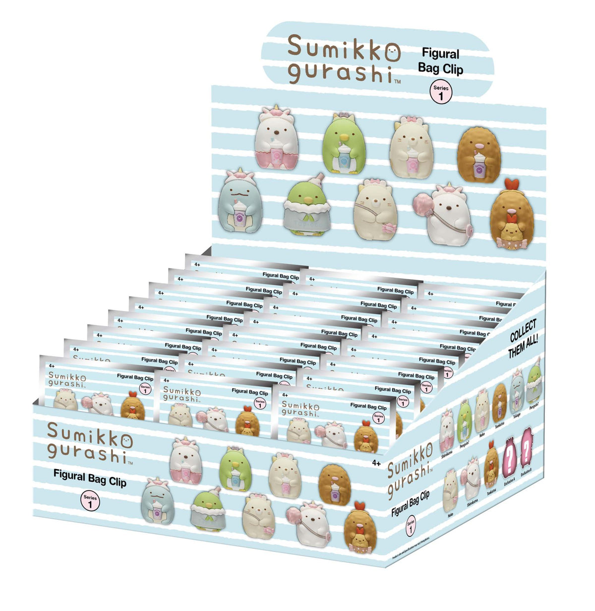 SUMIKKO GURASHI BAG CLIP BLIND BOX DISPLAY (24)