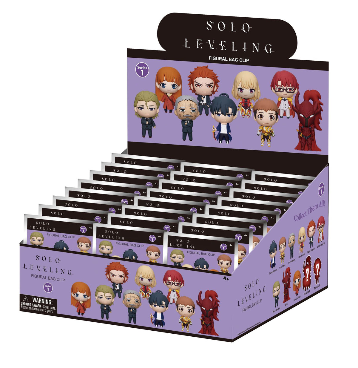 SOLO LEVELING BAG CLIP BLIND BOX DISPLAY (24)