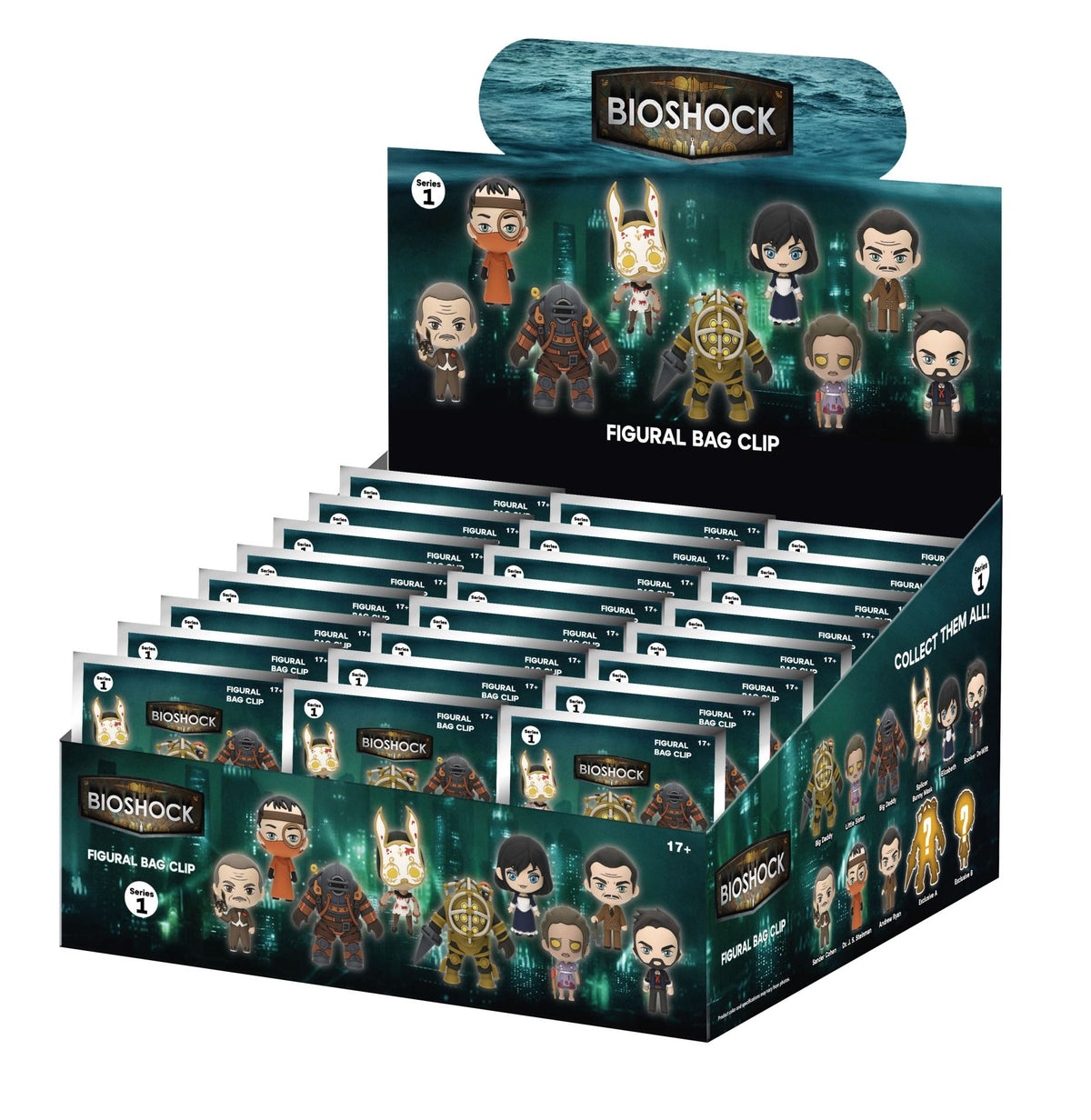 BIOSHOCK BAG CLIP BLIND BOX DISPLAY (24)