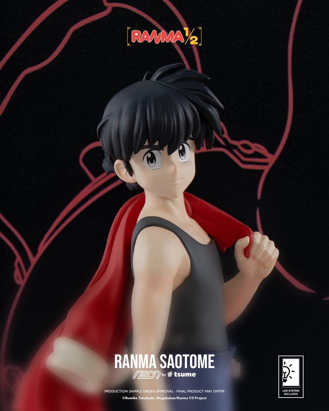 RANMA 1/2 RANMA SAOTOME BOY NEON FIGURE