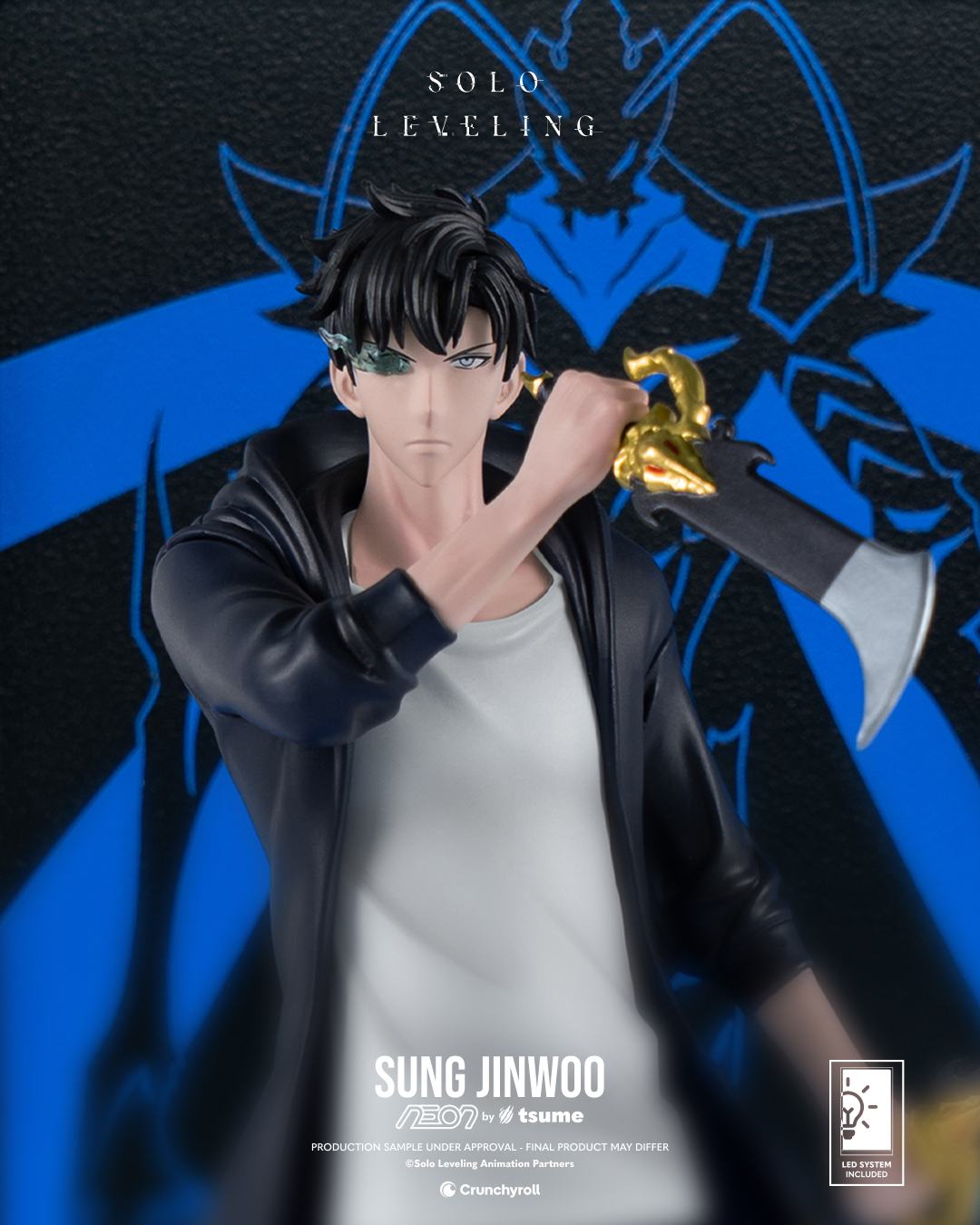 SOLO LEVELING  SUNG JINWOO NEON FIGURE