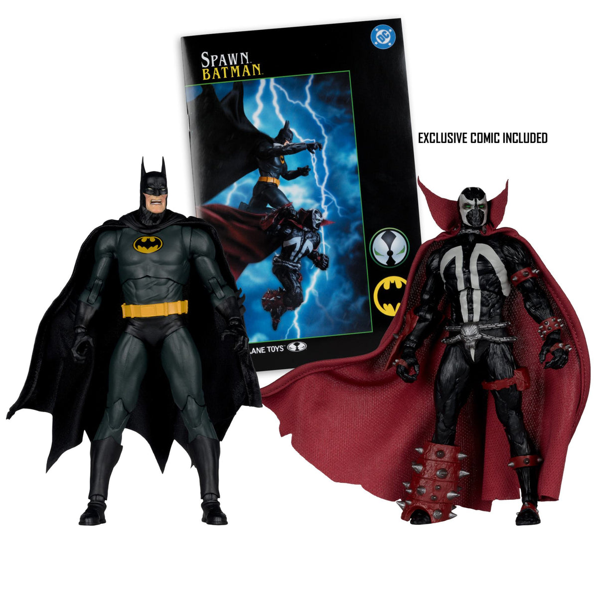 DC MCFARLANE COLL ED BATMAN & SPAWN 2PK ACTION FIGURE