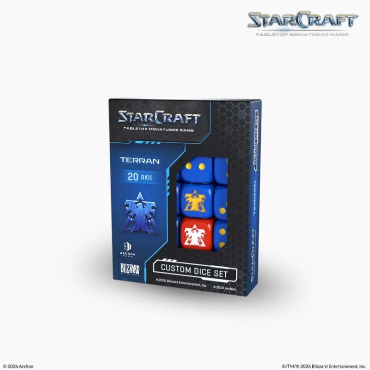 STARCRAFT TERRAN CUSTOM DICE SET
