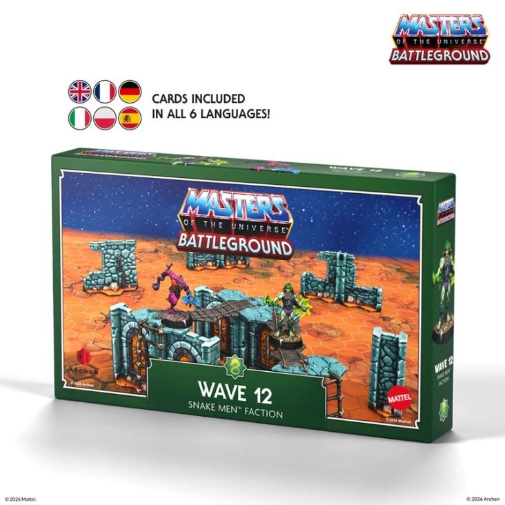 MASTERS OF THE UNIVERSE BATTLEGROUND WAVE 12 SNAKE MEN MULTILANGUAGE ED